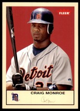 2005 Fleer Tradition Craig Monroe . Detroit Tigers #189