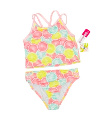 Traje de baño Penelope Mack Niñas Multicolor Fruta Dos 2 piezas Talla 10 Nuevo con etiquetas Verano Foto 1 de 4