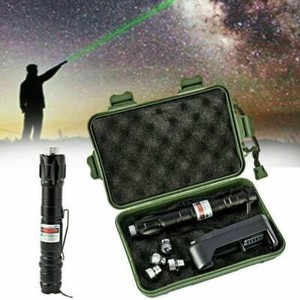 50Miles Green Laser Pointer Pen Rechargable Visible Beam Torches Flashlight LS