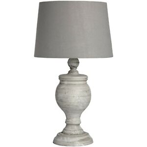 ULTHINA GREY TABLE LAMP BASE with Free shade READ DETAILS Natural / Grey Colours