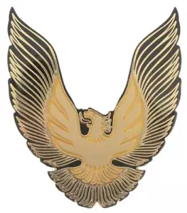 1979-81 Pontiac Trans Am Fuel Filler Door Emblem Gold - Picture 1 of 1