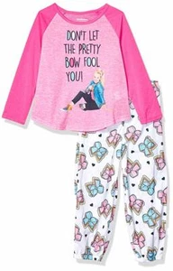 Nickelodeon Girls' JoJo Siwa Don't Let The Pretty Bow Fool You Pajama, Size: 12 - Picture 1 of 6