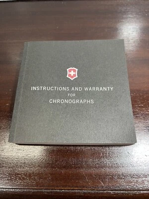 Reloj VICTORINOX Instrucciones y Garantía Para Cronógrafo V.03036.3 Foto 1 de 4