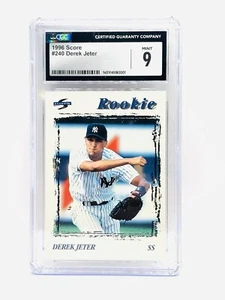1996 Score Derek Jeter RC #240 CGC 9 MINT POP 40/26 Higher! 🔥🔥🔥 - Picture 1 of 2