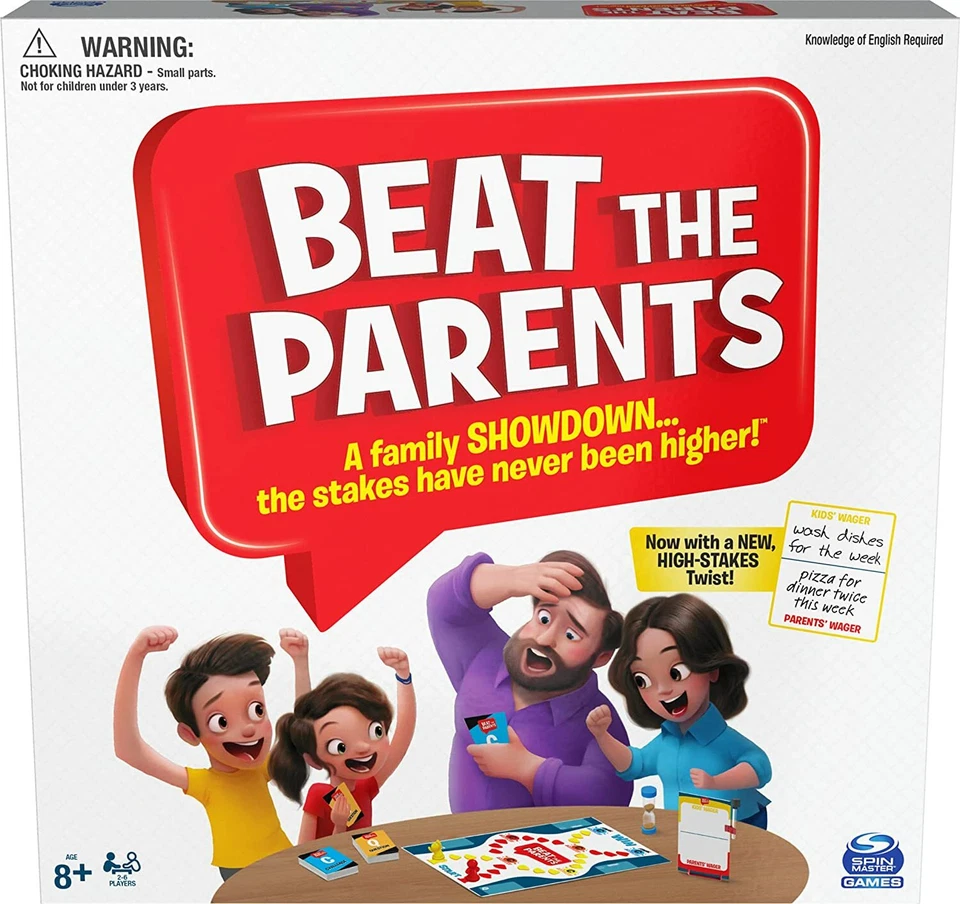 Spin Master Games Beat The Parents Board Game Ideal Families