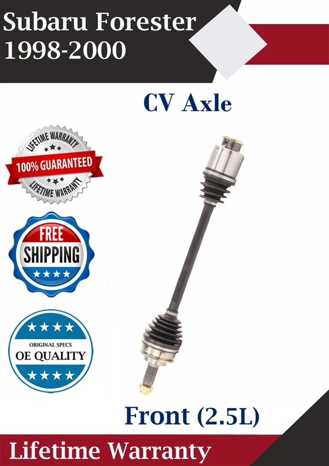 Nuevo eje CV delantero OE para Subaru Forester 1998-2000 2,5 L garantía de por vida Foto 1 de 4