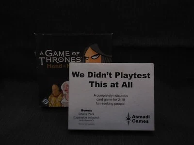 2x Games - We Didn't Playtest This at All & A Game of Thrones - Hand of the King - Image 1 of 4