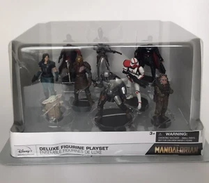 Star Wars:The Mandalorian Deluxe Figurine Play Set Cara Dune The Child NIB - Picture 1 of 11
