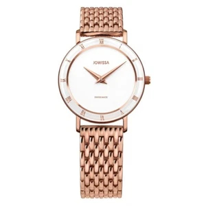 Jowissa Roma Swiss Made Rose Gold Plated Stainless Steel Watch J2.312.M - Picture 1 of 3