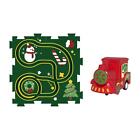 Rail Car Building Toys Jigsaw Puzzles Track Play Set for Kids Children Boys