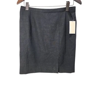 Michael Michael Kors Damen dunkler Derby Bleistiftrock Größe 4 neu mit Etikett neu mit Etikett - Bild 1 von 8