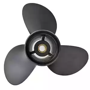 BRP 765049 Aluminum Propeller10-1/2 x 11P Right Hand Johnson Evinrude - Bild 1 von 2