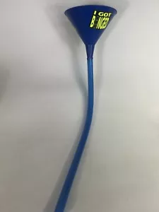 Grande imbuto bong birra (2' lungo) divertente per tailgating | imbuto blu | made in usa - Foto 1 di 4
