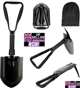 Camping Shovel High-Carbon Steel Entrenching Tool Folding Portable Shovel (E264) - Picture 1 of 7