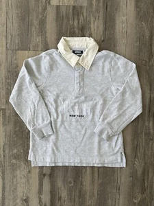 Kith Kids Rugby Long Sleeve Collared Shirt Size 6 - Picture 1 of 6