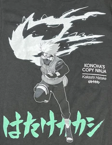 Camiseta Mediana Naruto Konoha's Copy Ninja Kakashi Hatake Excelente Estado - Imagen 1 de 6