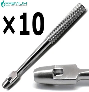 10 piezas nuevos instrumentos quirúrgicos dentales rectos de 6 mm para perforar tejidos nuevos - Imagen 1 de 4
