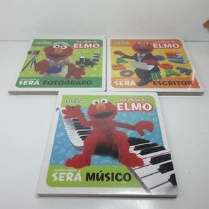 Lot of 3 Sesame Street Spanish Puzzle Books - Musico/Escritor/Fotografo- New - Picture 1 of 13