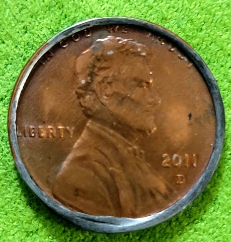 2011 Denver Mint Die Cap Error lincoln cent Cover
