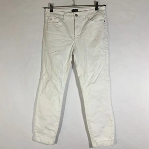 NYDJ weiße Denim Jeans Damen Rachel Rollmanschette Knöchel Stretch Jeans Gr. 6 - Bild 1 von 8