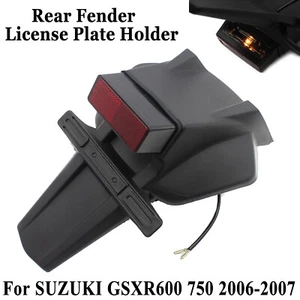 Rear Fender Mudguard For SUZUKI GSXR-600 GSXR-750 Wheel Splash Guard ABS Plastic - Picture 1 of 11