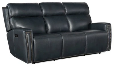 Hooker Furniture SS704-RUTHE-POWER-SOFA Ruthe 81"W Leather Power - Salvo Denim Foto 1 de 4