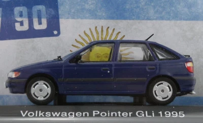 VW Volkswagen Pointer GLi - 1995 - blue - Atlas 1:43 - Image 1 of 4