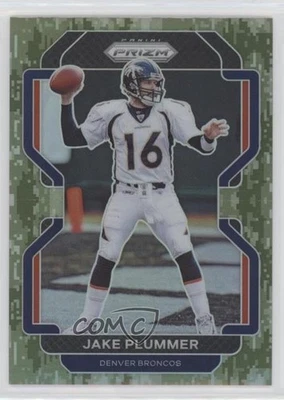 2021 Panini Prizm Forest Camo Prizm /15 Jake Plummer #207 - Image 1 of 2