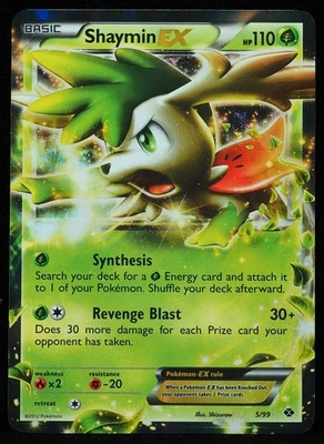 Tarjeta Pokémon Shaymin EX #5 CASI NUEVA-M Foto 1 de 4