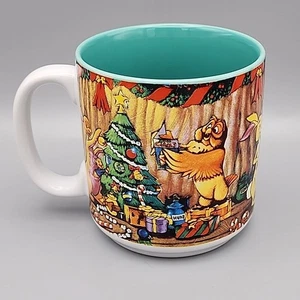 Vintage Disney 1997 Winnie The Pooh Season of Song Christmas Holiday Cup Mug - Picture 1 of 9
