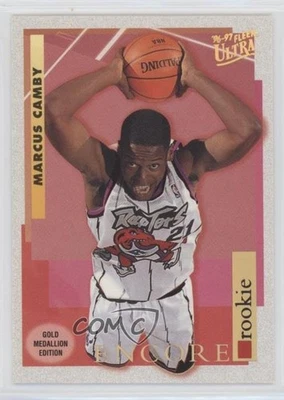 1996-97 Fleer Ultra Encore Rookies Gold Medallion Edition Marcus Camby Rookie RC - Image 1 of 2