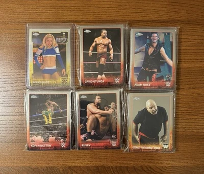 2015 Topps Chrome WWE 100 Card Set Alexa Bliss 1st NXT Rookie Card & Paige RC - Image 1 of 4