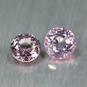 1.12Ct (2Pcs) Round Shape _ Charming Natural Spinel Gemstone_Burma - Picture 1 of 1