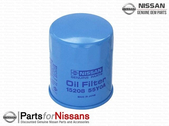 Filtro de aceite genuino Nissan motores RB KA & VG 15208-55Y0A Foto 1 de 4