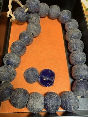 Blue Sea Green Beads, Approx. 25 Beads. Beads Are 1” Diameter. - Image 1 of 4