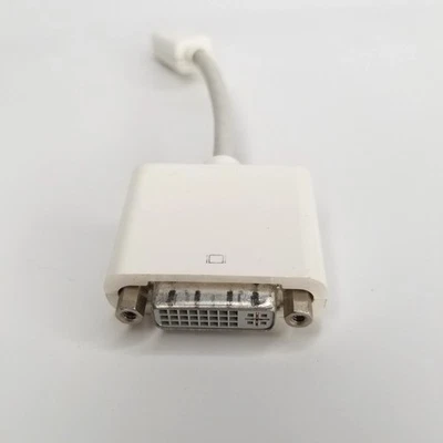 Apple Video Adapter (Mini-DVI) to DVI - White, Off Brand, Works - Image 1 of 2