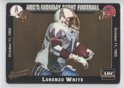 1993 Action Packed Monday Night Football Lorenzo White #22 - Image 1 of 2