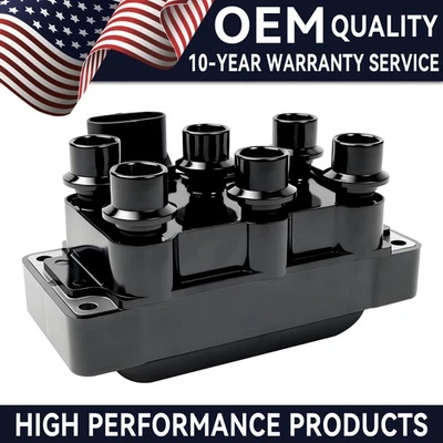 OEM Ignition Coil For Ford E150 E250 Taurus Mercury Mazda 3.0L 4.2L FD488 DG440 - Image 1 of 4