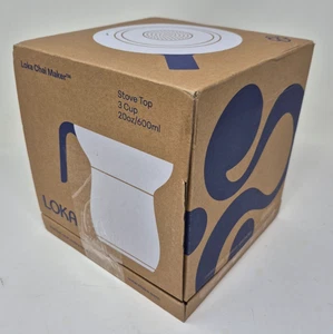 Loka Chai Maker - Stove Top 3 Cup 20 OZ - Picture 1 of 13