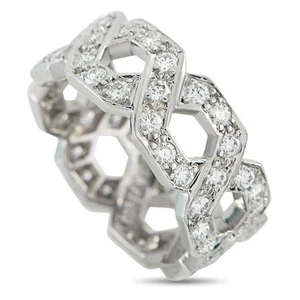 Tiffany & Co. Anillo de eternidad de diamantes de platino de 1,54 quilates TI06-112125 - Imagen 1 de 4