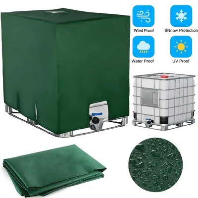 IBC Tank Abdeckung IBC Container Cover 210D Abdeckplane für Wassertank 1000L - Bild 1 von 4