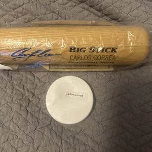 Carlos Correa Signed Baseball Bat JSA COA Rawlings Adirondack Big Stick 32" - Picture 1 of 5