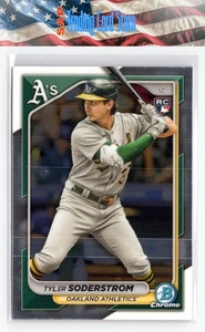 2024 Bowman Chrome #16 Tyler Soderstrom RC - Picture 1 of 2