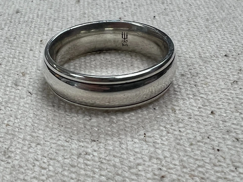 Aliança de casamento eterna de prata esterlina James Avery tamanho 9,5 E173 - Imagem 1 de 1