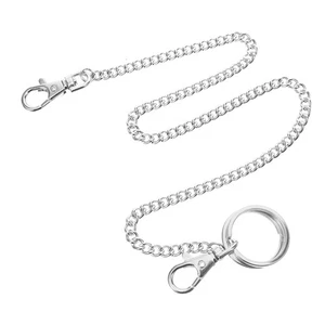 Cartera Cadena Langosta Cierre Pantalones Llavero Pesado Hombre Cadenas para Jeans - Imagen 1 de 12