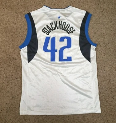 Винтажная мужская баскетбольная футболка REEBOK Jerry Stackhouse Dallas Mavericks размер M NBA - Изображение 1 из 4