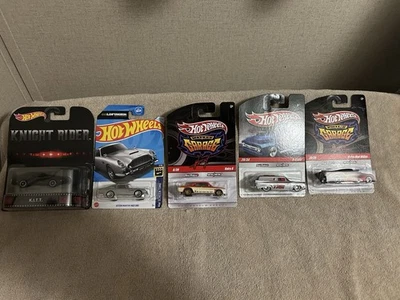 (5) COCHES HOT WHEELS ESCALA 1/64 41 MOD WILLYS,VAIRY 8,8 CAJA GOLDFINGER MARTIN Foto 1 de 4