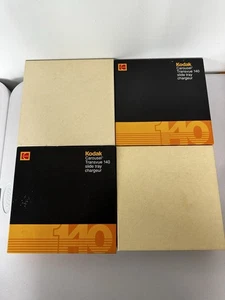 Lot (4) Kodak Carousel (3) 140 and (1) 80 Slide Trays. with factory box - Picture 1 of 4