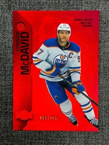 Connor McDavid 2023-24 Metal Universe Hockey PMG Precious Gems /100 #101 - Bild 1 von 2