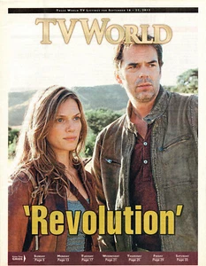 TV WORLD Magazine Sept. 16-22 2012 Tracy Spiridakos Billy Burke Revolution - Picture 1 of 1